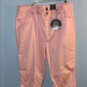 Avenue High Rise Pink Jeans plus size 24 new with tags!